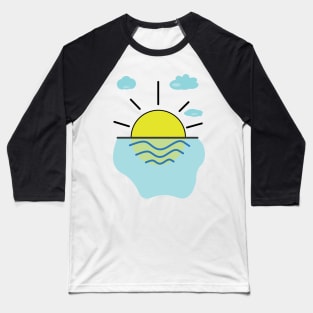 sun and sea Baseball T-Shirt